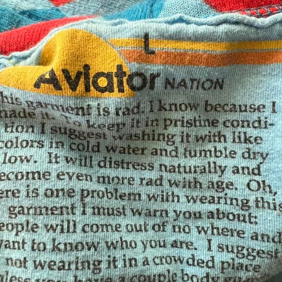 Aviator Nation Hoodie + Joggers Set • Size Large •
Diamond Print • Matching Set - Picture 4 of 7